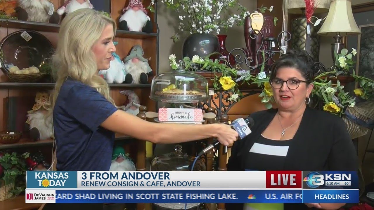 KSN talks with Renew Consign & Cafe in Andover