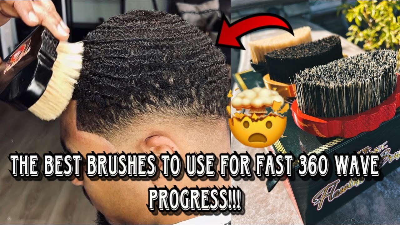 BRUSH WITH ME: THE BEST BRUSHES TO USE AS A BEGINNER FOR FAST 360 WAVE PROGRESS!! * (MUST WATCH)