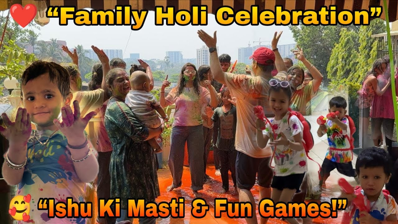Sabse Special Holi 2026 ❤️ 35 Saal Baad Mummy Ne Rang Lagaya | Family Fun & Games | Vlog