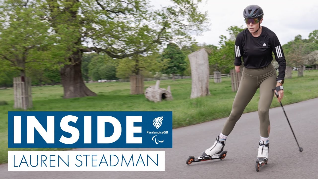 LAUREN STEADMAN as you've never seen her before ⛷️ | Inside ParalympicsGB
