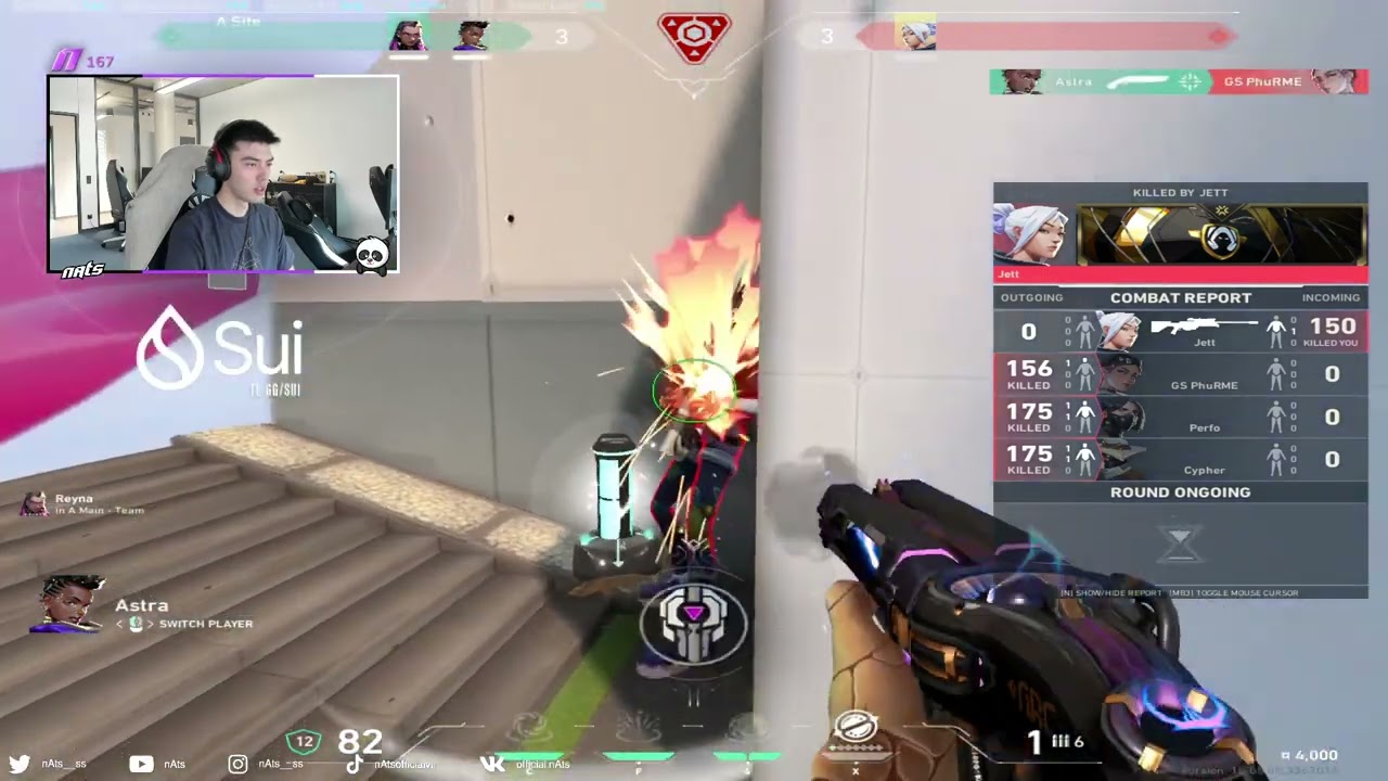SPLIT! LIQUID NATS CYPHER VALORANT RANKED GAMEPLAY