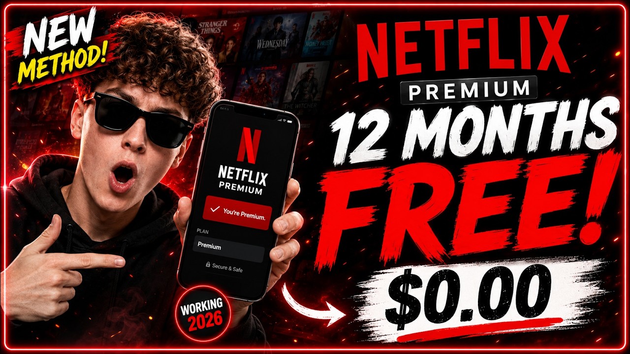 How To Get NETFLIX PREMIUM for FREE 12 Months in 2026 💎 Watch Netflix Free Subscription iOS Android