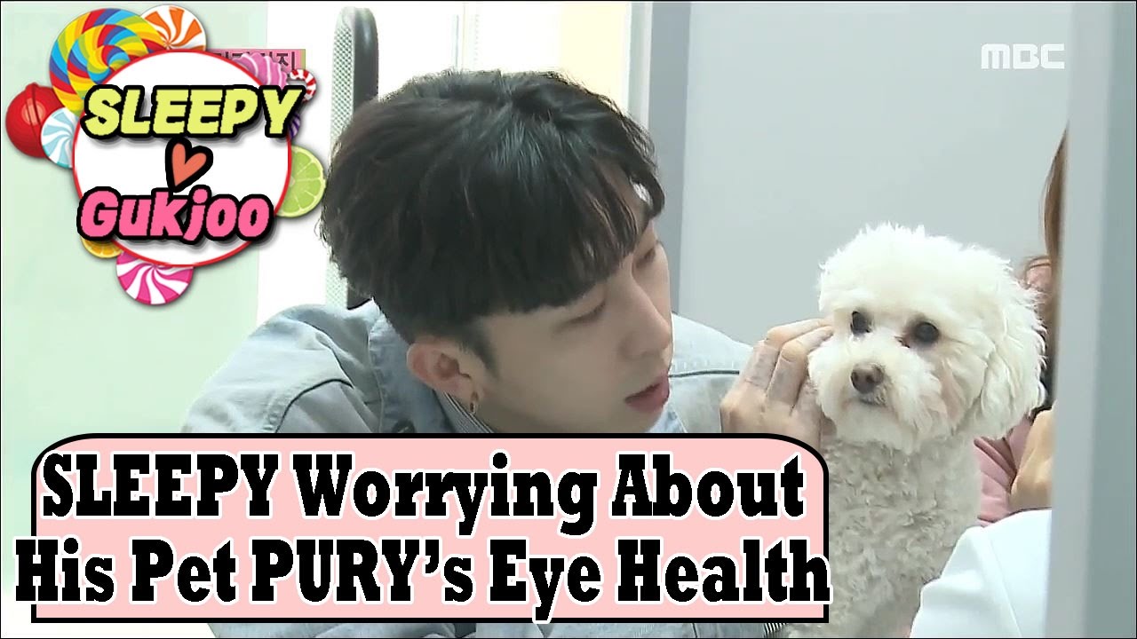 [WGM4] Guk Joo&hearts;SLEEPY - SLEEPY Worries About His Pet PURY's Eye Health 20170415
