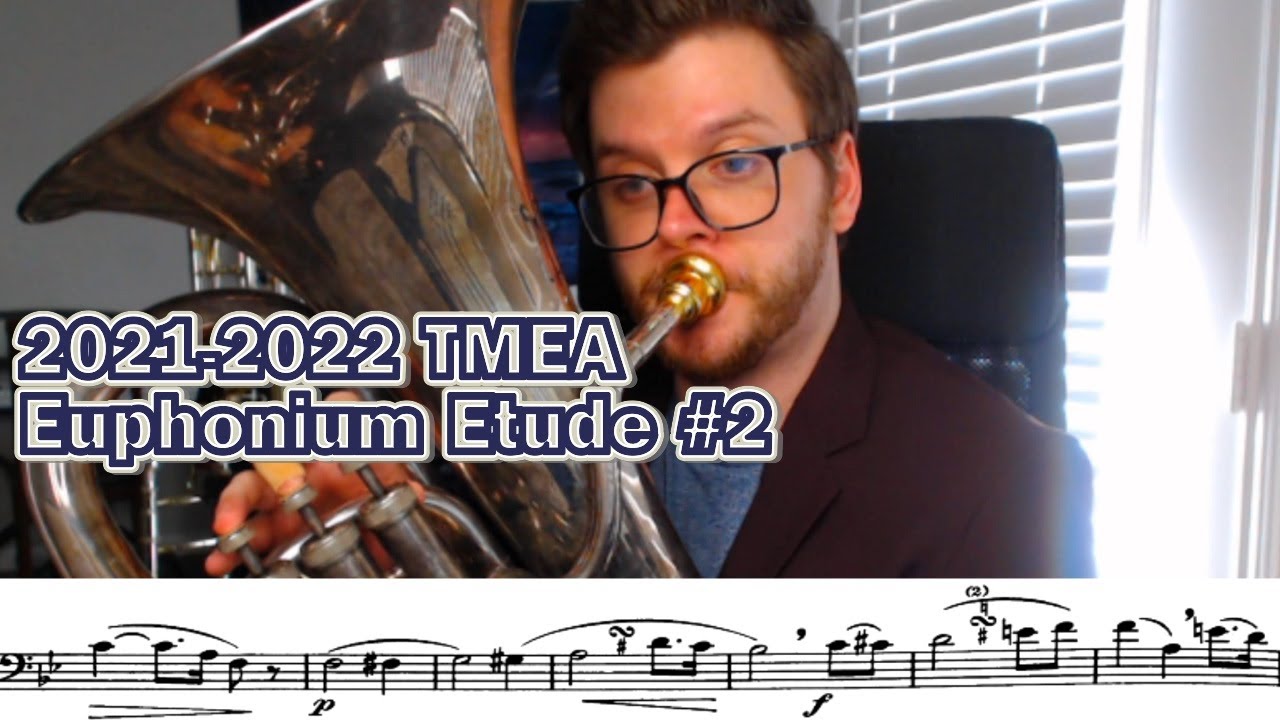 TMEA 2021-2022 Euphonium Etude 2 - B-flat Major