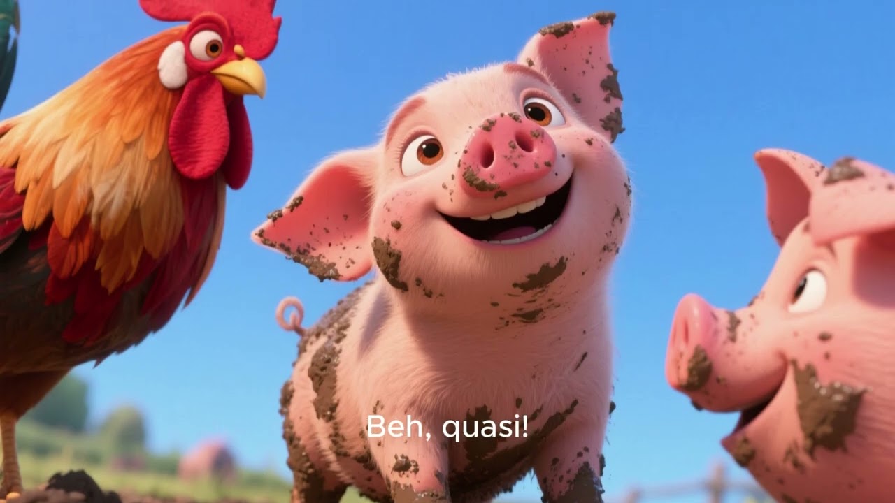Racconti per bambini - Chicco, il gallo che non sapeva cantare