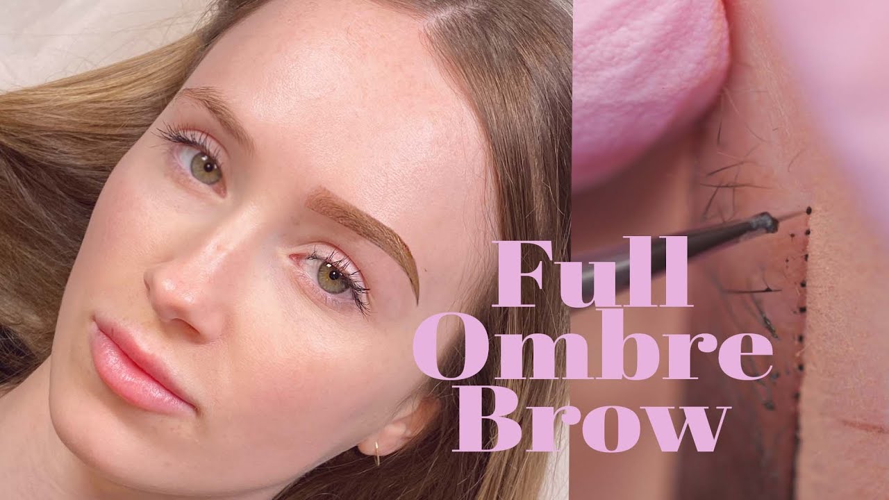 Ombré Brows Mini Tutorial - Pre Draw | Outline | Shading | Ombré | Powder