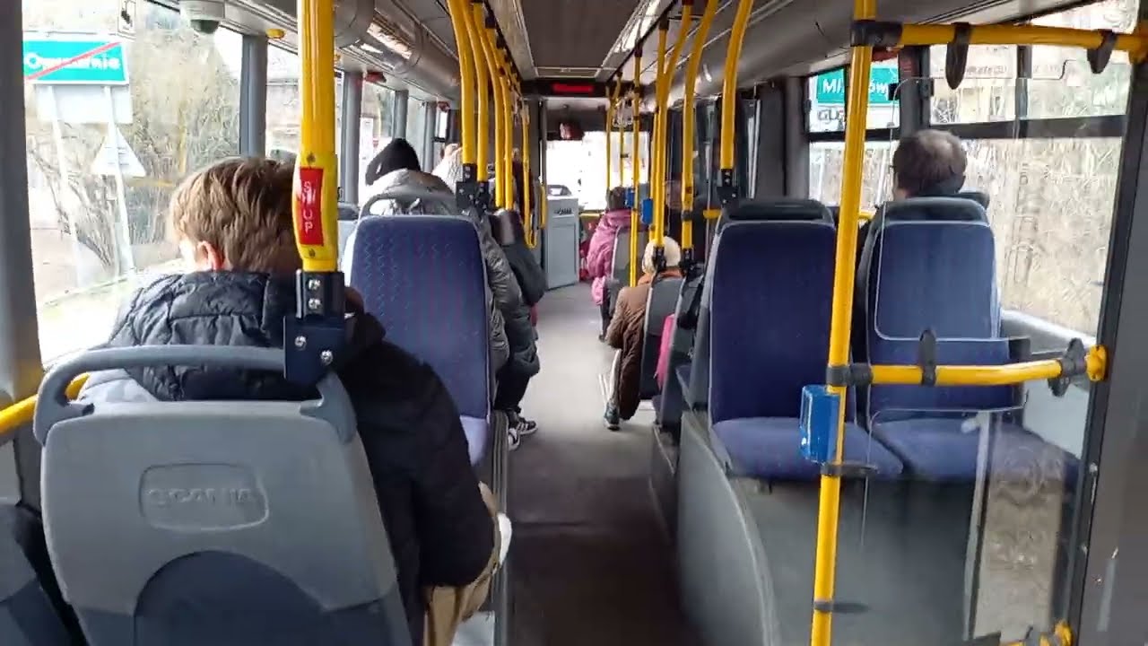 Przejazd autobusem Scania CN270UB #80297 ex. A597 (ex. 49683) linia ZA1