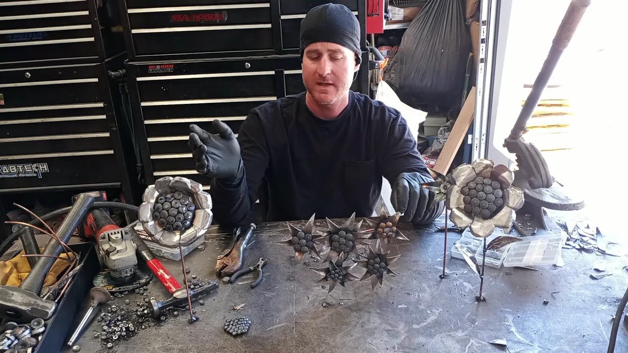Quick and Easy Metal Flowers