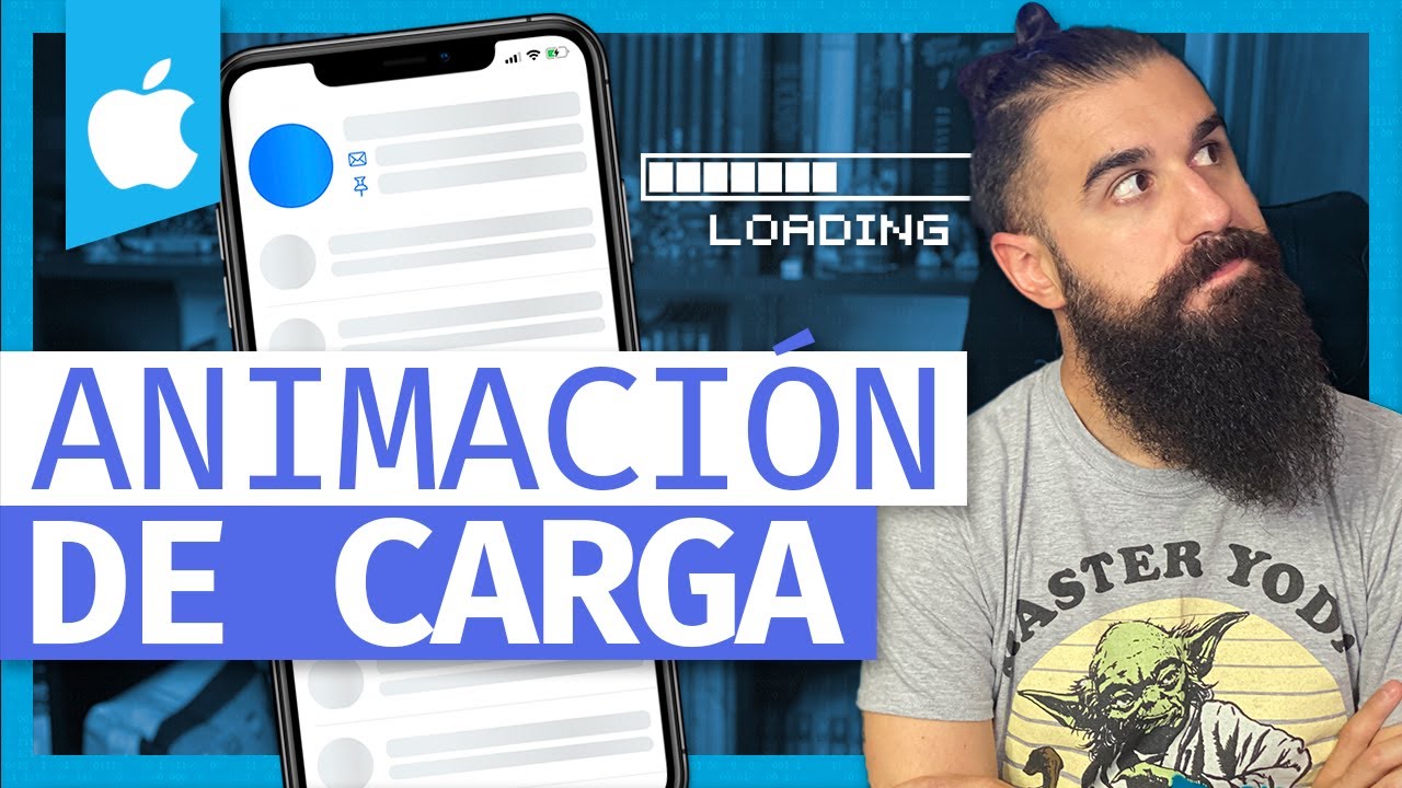 Cómo crear una ANIMACIÓN de CARGA de DATOS en iOS | SkeletonView ☠️