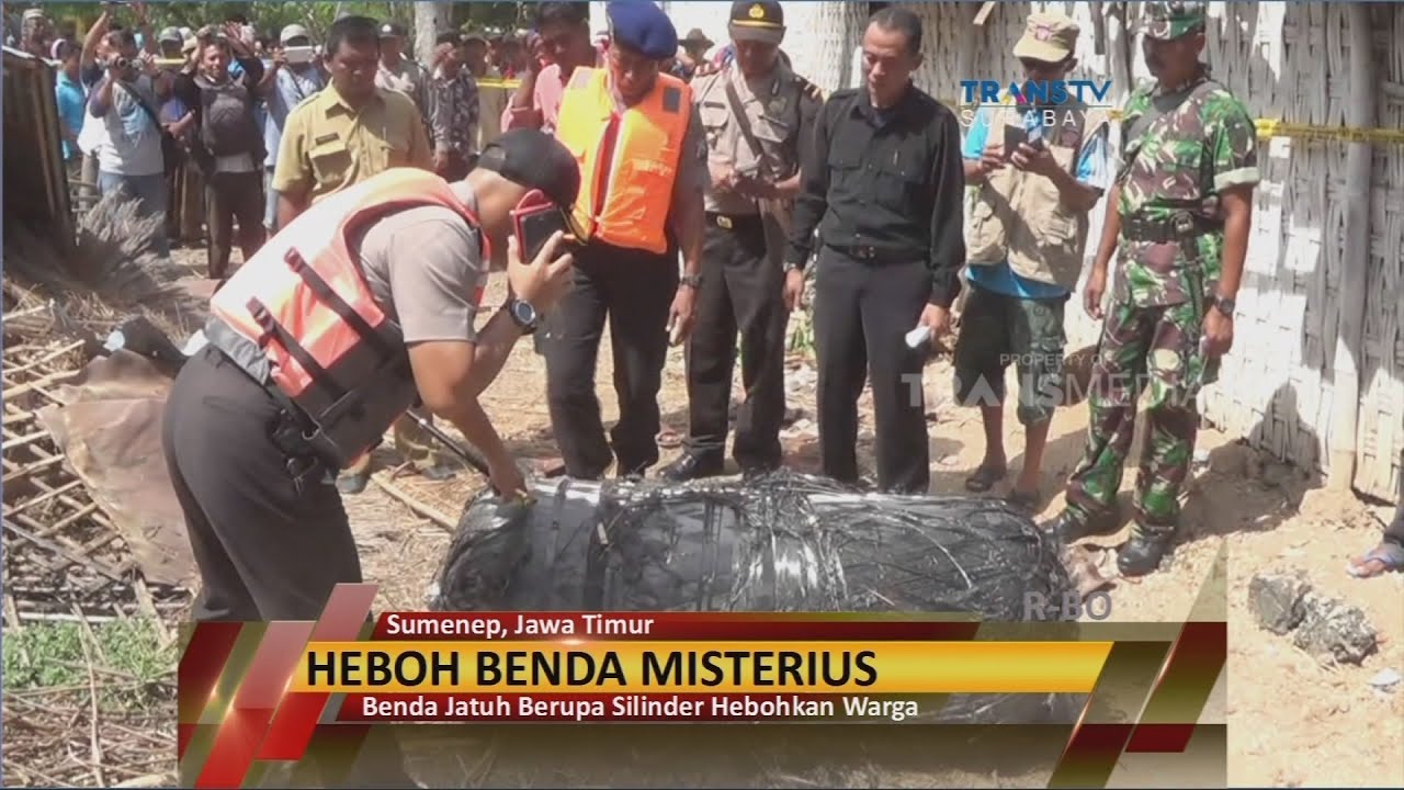 Heboh, Benda Misterius Jatuh Dari Langit Gegerkan Warga