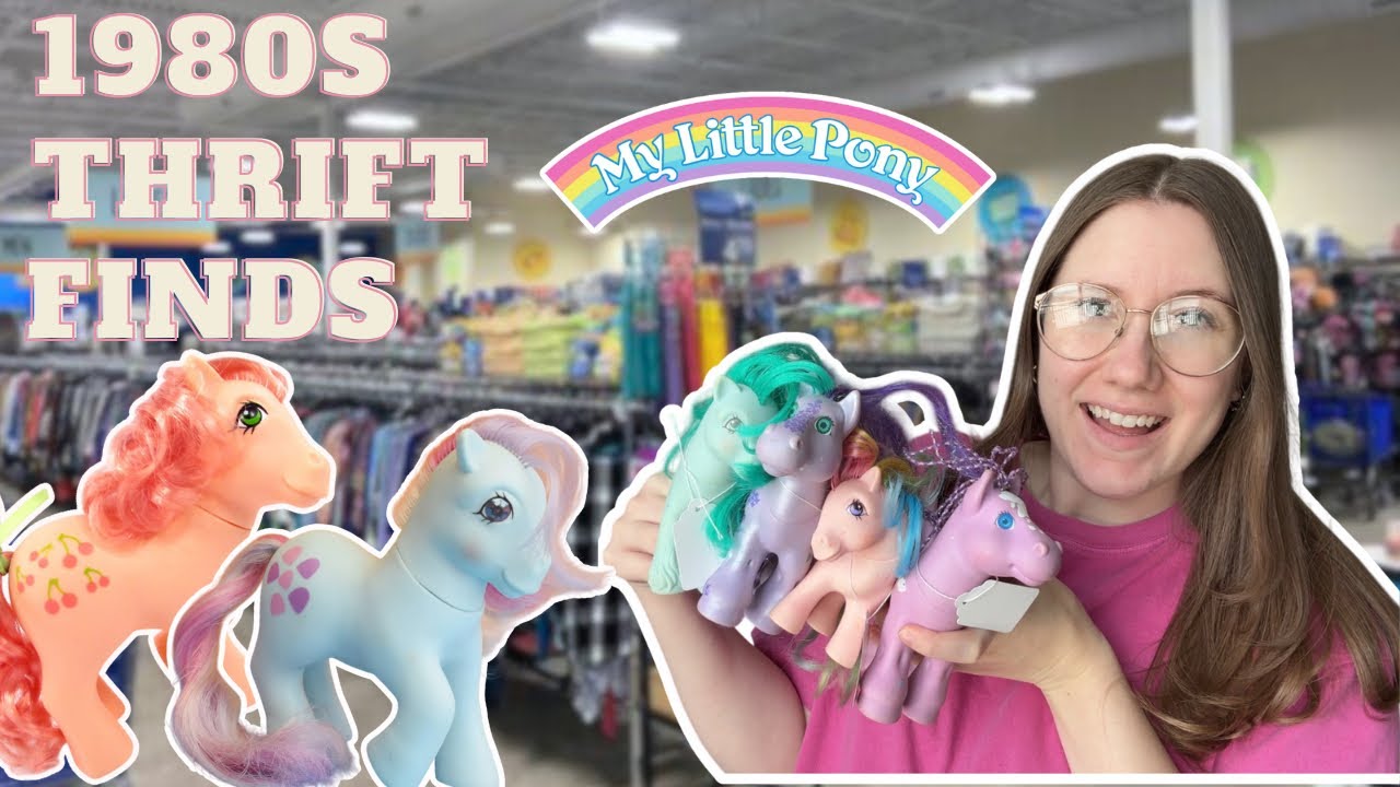 Thrift Shopping at 5 Stores and Found TONS of 1980s Vintage Toys!!