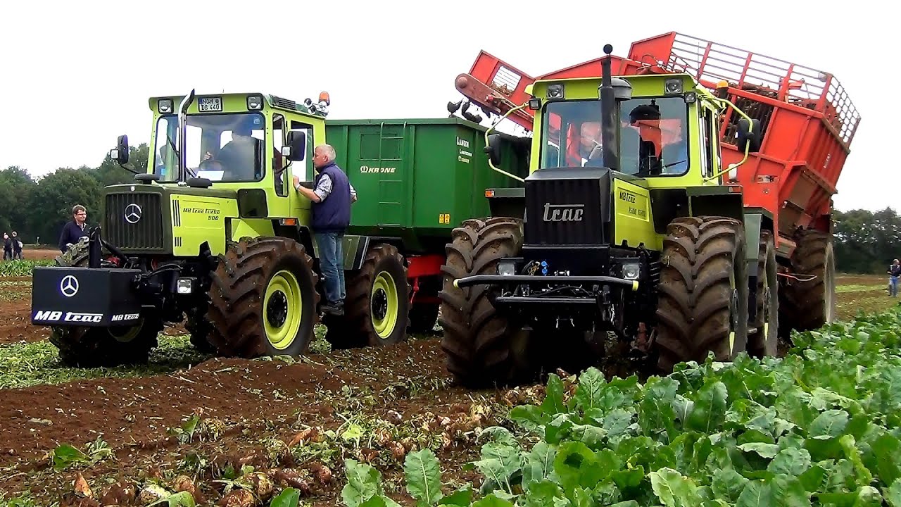 MB-Trac + Unimog Treffen und Feldtage - Nordhorn 2014 (deel 2/3 : bieten rooien)