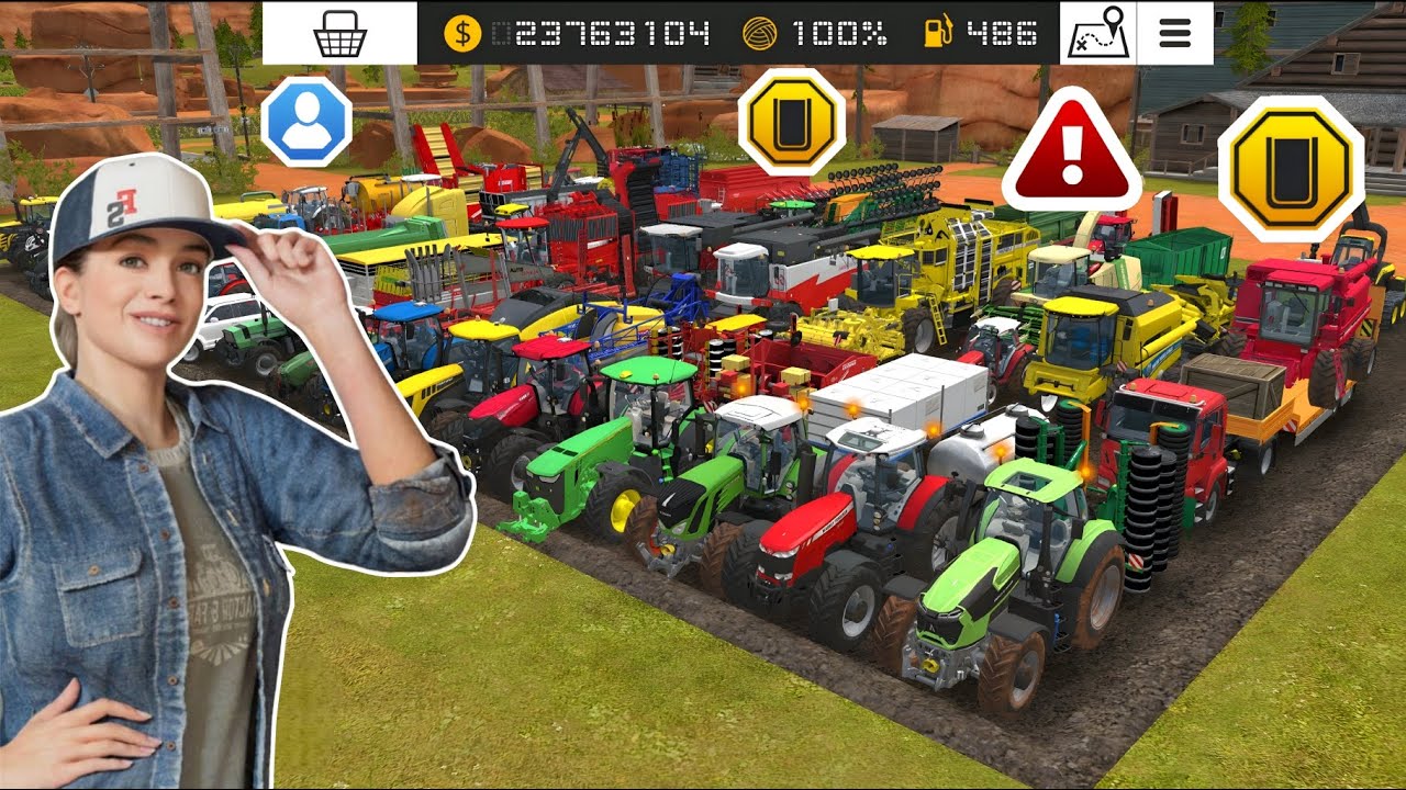 FS 18: Разблокировка всех инструментов и техники (трактор и комбайны) | Многопользовательский гей...