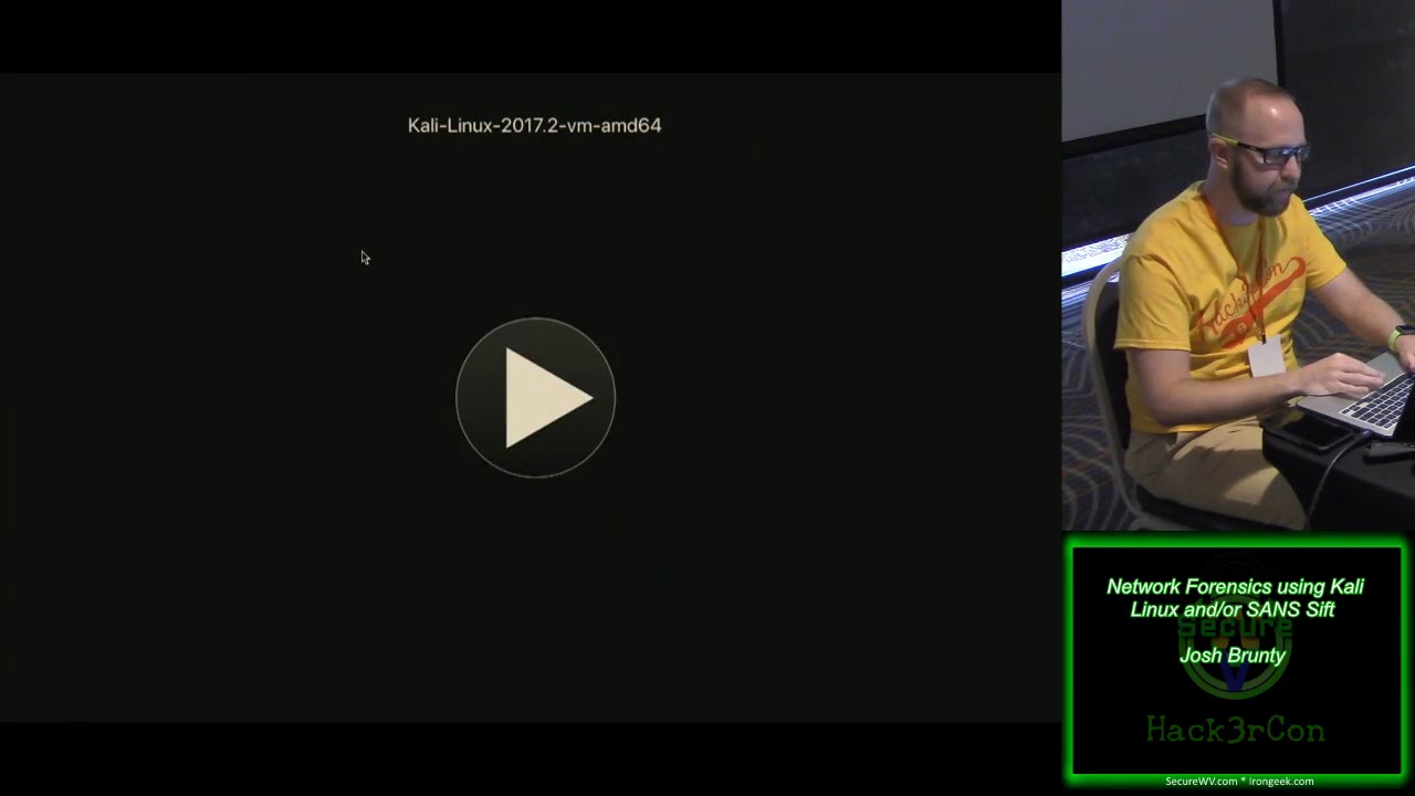 Forensics03 Network Forensics using Kali Linux andor SANS Sift Josh Brunty