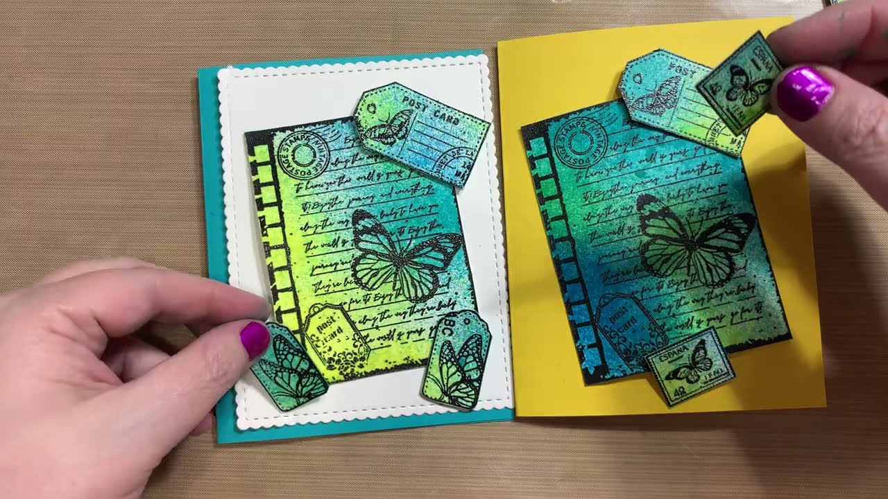 Why’d She Buy That Card Stamping Collaboration-Butterfly Day 