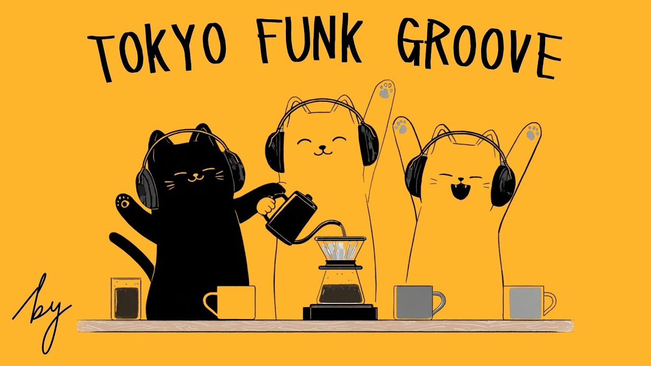 [Work BGM] Instantly Feel the Groove 😎 Cozy Caf&eacute; Focus with Funky Cats (TOKYO FUNK &middot; JAZZHOP)