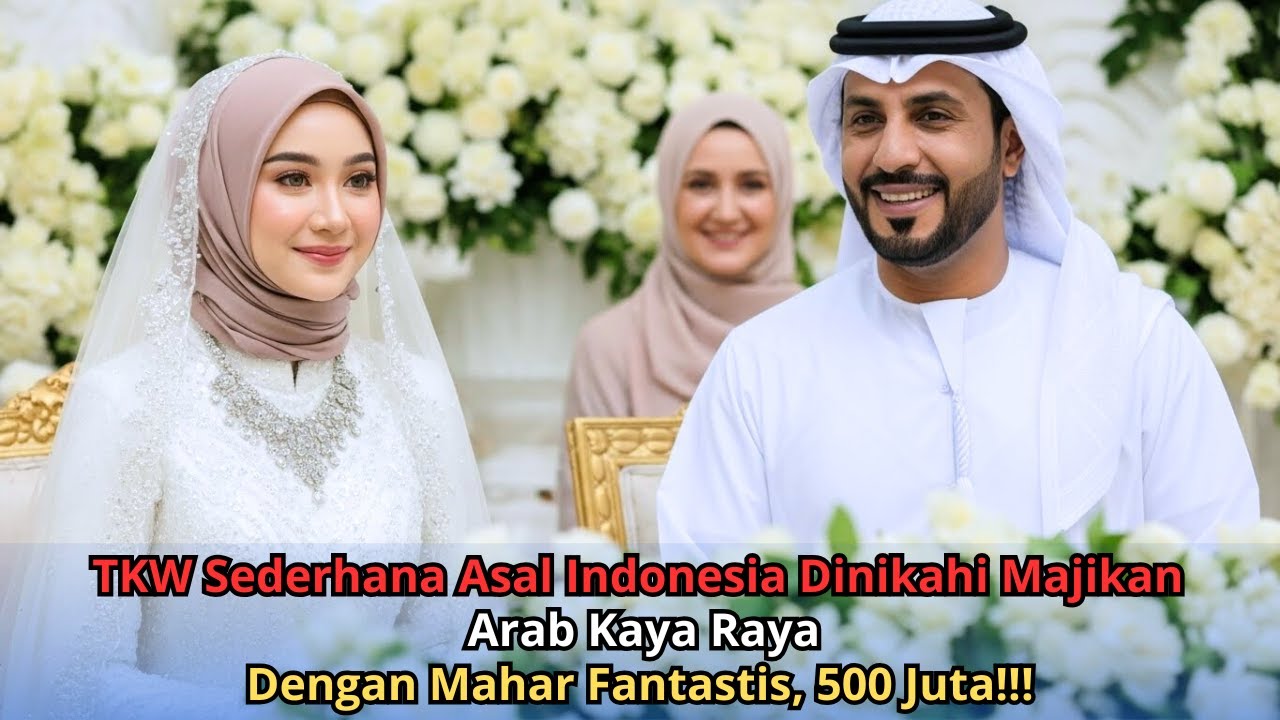 VIRAL‼️ TKW Indonesia Dinikahi Majikan Arab Kaya Raya, Tak Disangka Mahar Pernikahanya 500 juta!!!