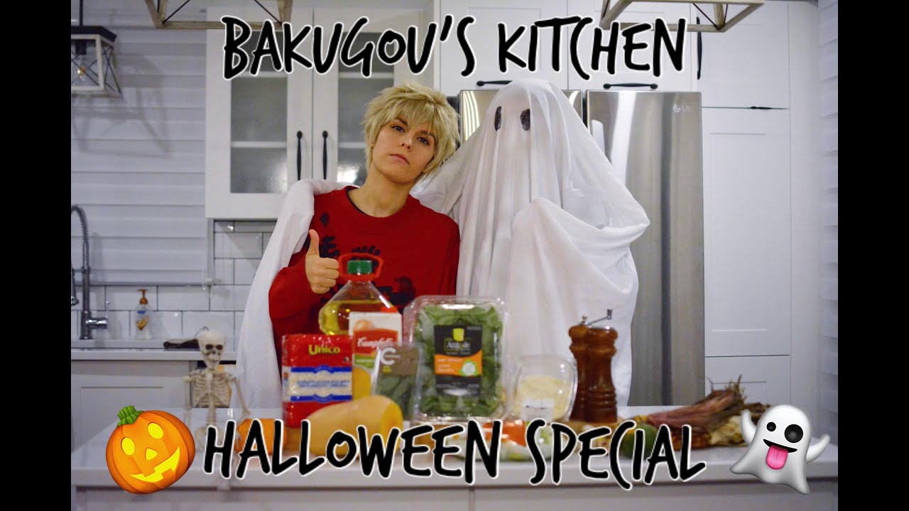 BNHA Cosplay | {Bakugou's Kitchen} Halloween Special - KiriBaku