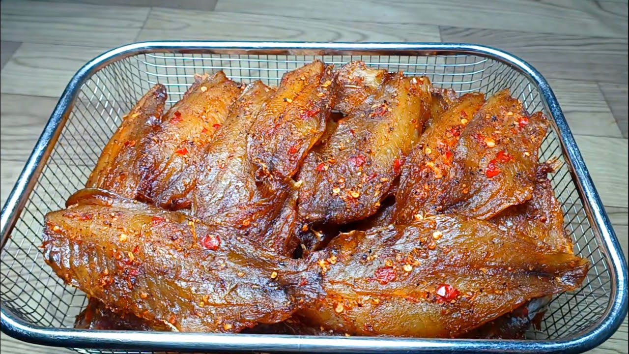 KHÔ CÁ RÔ PHI SA TẾ-Cách Làm khô cá rô phi ướp sa tế cách ướp khô kiểu mới ăn rất thơm ngon 