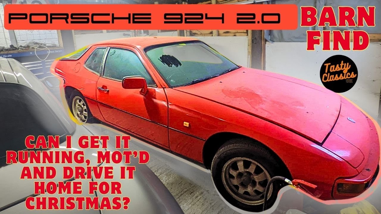 Can I Get This Barn Find 1984 Porsche 924 2.0 Running & MOT'd So I Can Drive It Home For Christmas?