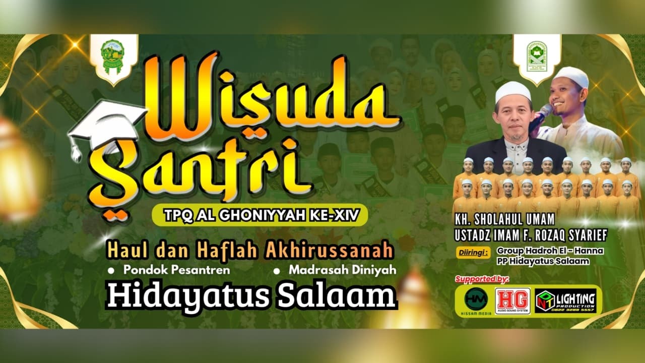 Live Streaming Malam Wisuda Santri TPQ AL GHONIYYAH KE-XIV Sugiharjo Tuban