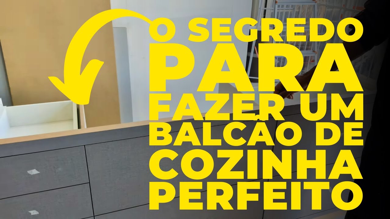 O segredo para fazer um balcão de cozinha perfeito