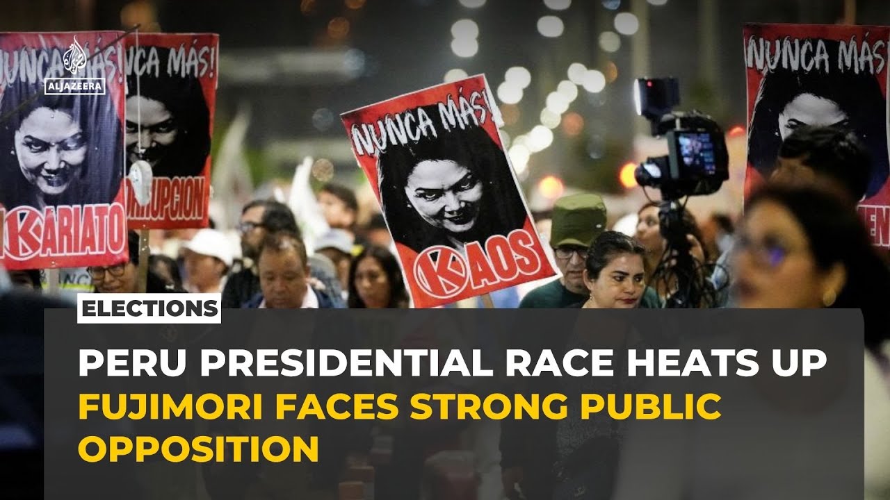 Thousands protest Keiko Fujimori ahead of Peru presidential runoff