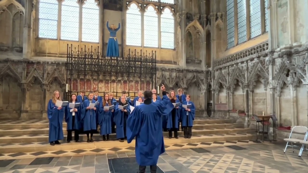 King's Ely Chamber Choir sing 'Even when He is silent' by Kim André Arnesen