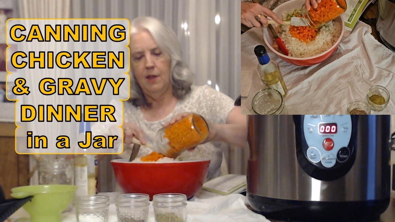 Canning Chicken and Gravy Dinner in a Jar | Ball Canning One-Jar Meals