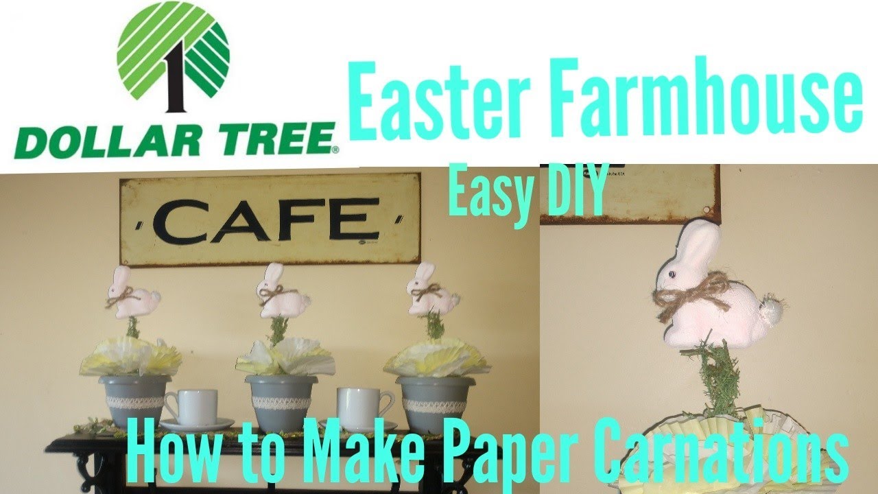 Dollar Tree Easter DIY Farmhouse Neutral Decor 2019