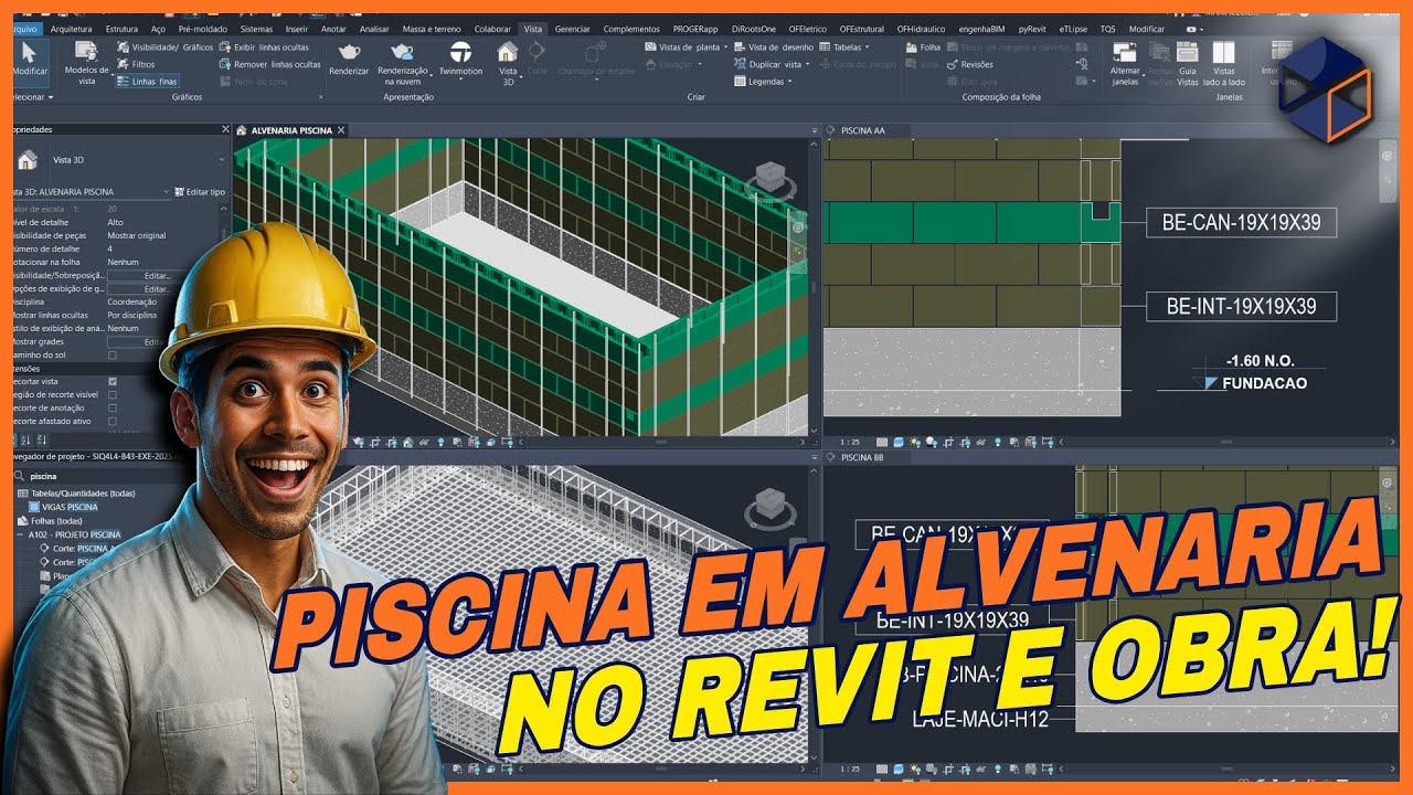🏊‍♂️ Decifrando o PROJETO EXECUTIVO de Piscina (Detalhes da Prancha)
