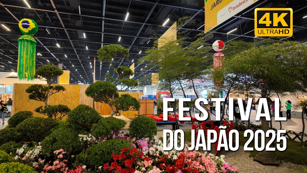 FESTIVAL DO JAPÃO 2025 【4K】COMIDAS TÍPICAS, CULTURA E DANÇAS EM SÃO PAULO | 130 ANOS BRASIL-JAPÃO