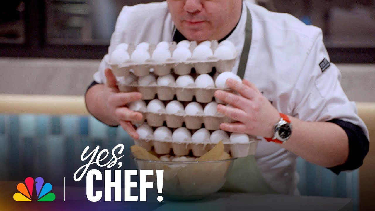 Chef Katsuji Eggs on the Drama with Surprising Strategy | Yes, Chef! | NBC