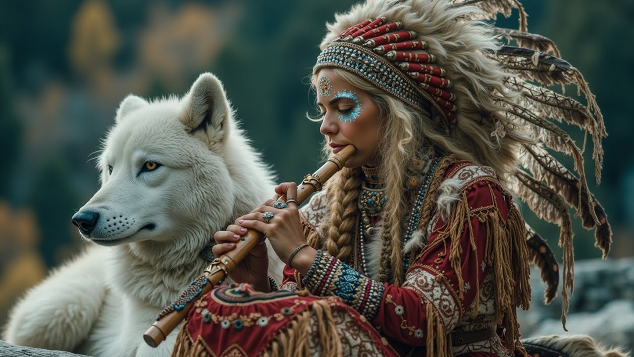 Meditative Pan Flute & White Wolf – Глубокая Целительная Музыка для Сна и Расслабления