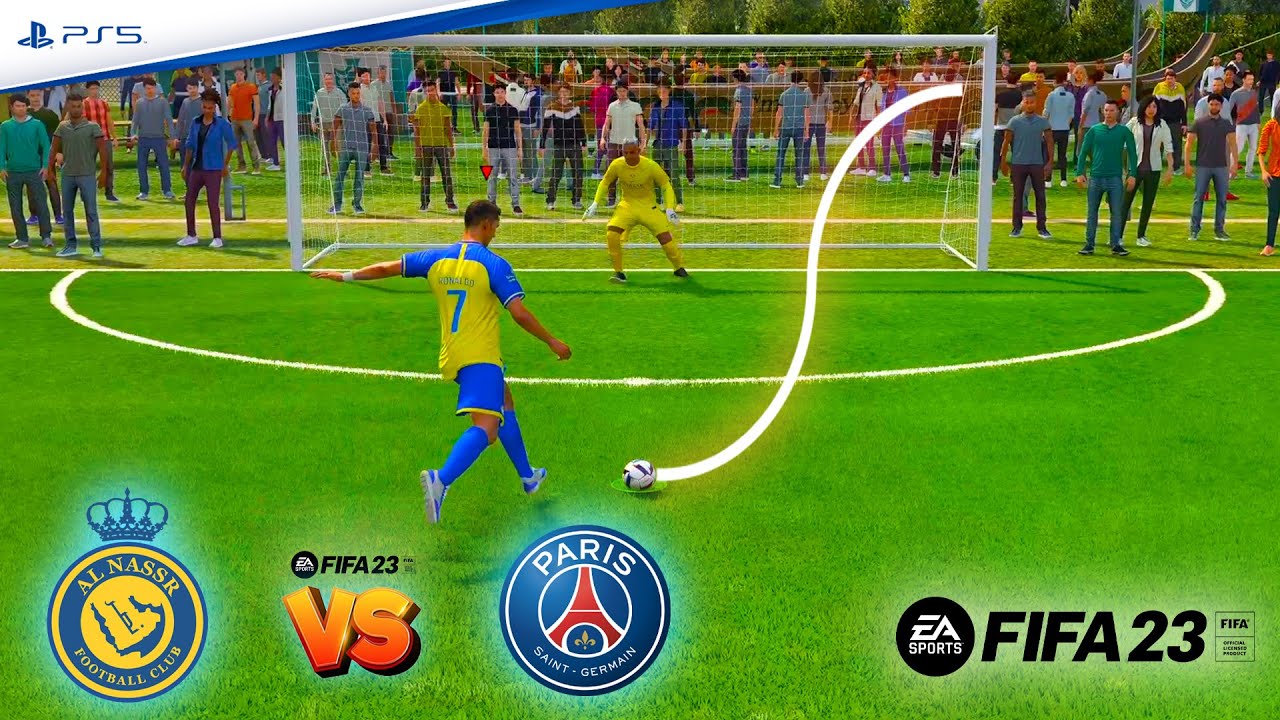 FIFA 23 VOLTA | Al-Nassr vs. PSG - Ronaldo vs. Messi | Penalty shootout - Gameplay PS5