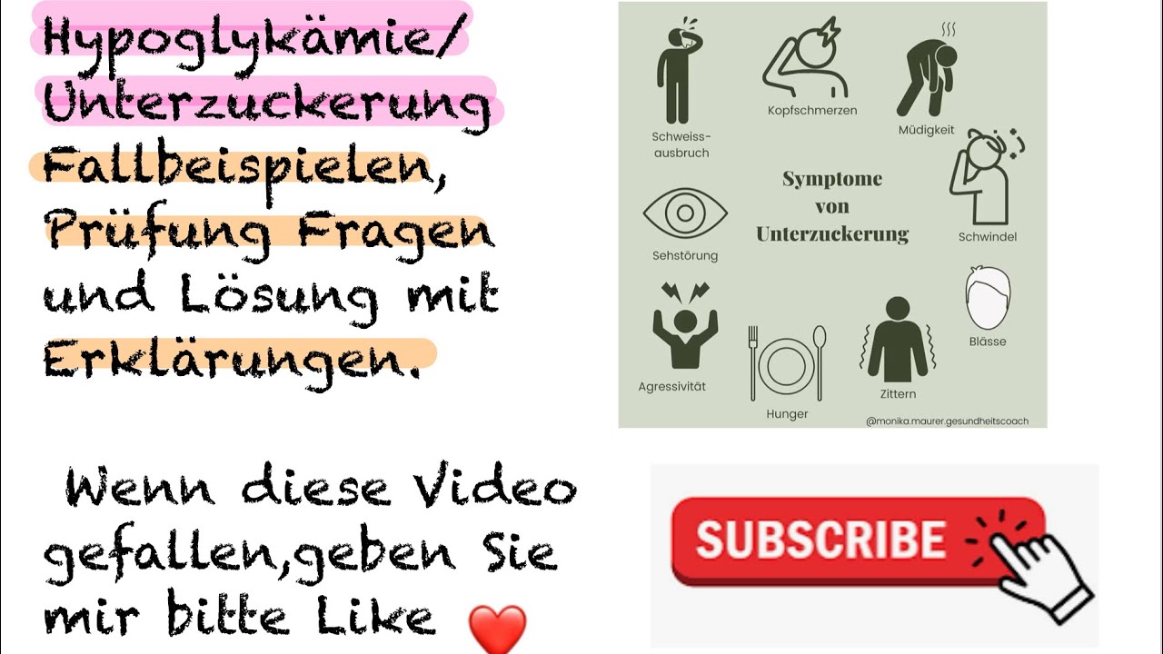 Hypoglyk&auml;mie/Unterzuckerung/#diabetes #pflege#pflegeausbildung
