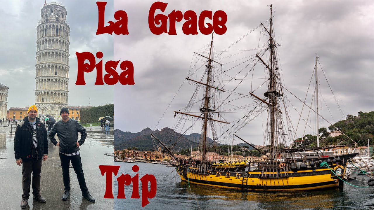 Náš BLÁZNIVÝ výlet do ITÁLIE! 🚤🏝️ Šikmá věž, plachetnice La Grace & ostrov Elba!