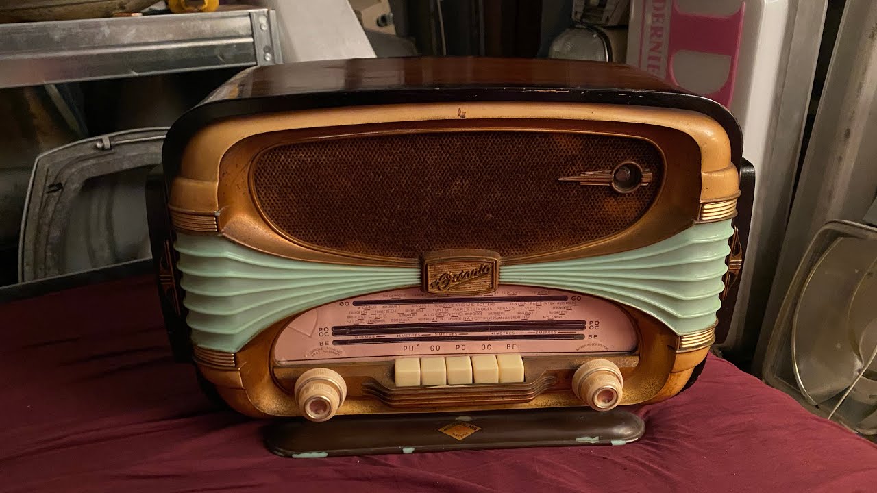 Restauration TSF, radio à lampes, Oceanic surcouf de 1958 