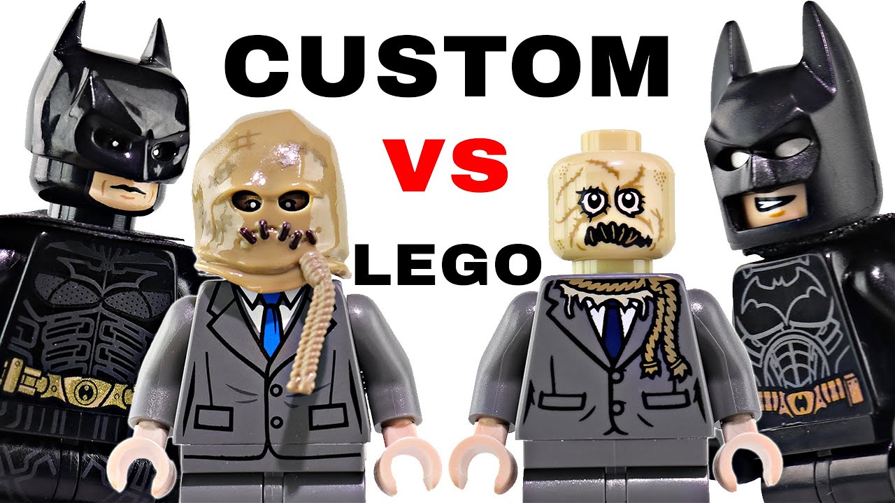 LEGO vs CUSTOMS : Batman & Scarecrow 76239 Official Minifigs vs. Customs Comparison