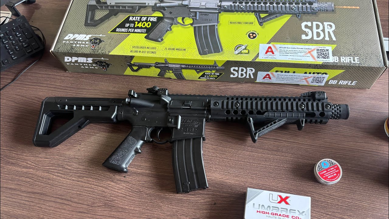 Crosman DPMS SBR CO2 BB Air Rifle | M4-style air rifle