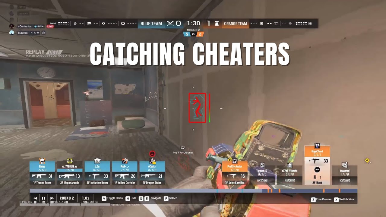 10 MINUTES of Catching Cheaters in Rainbow Six Siege