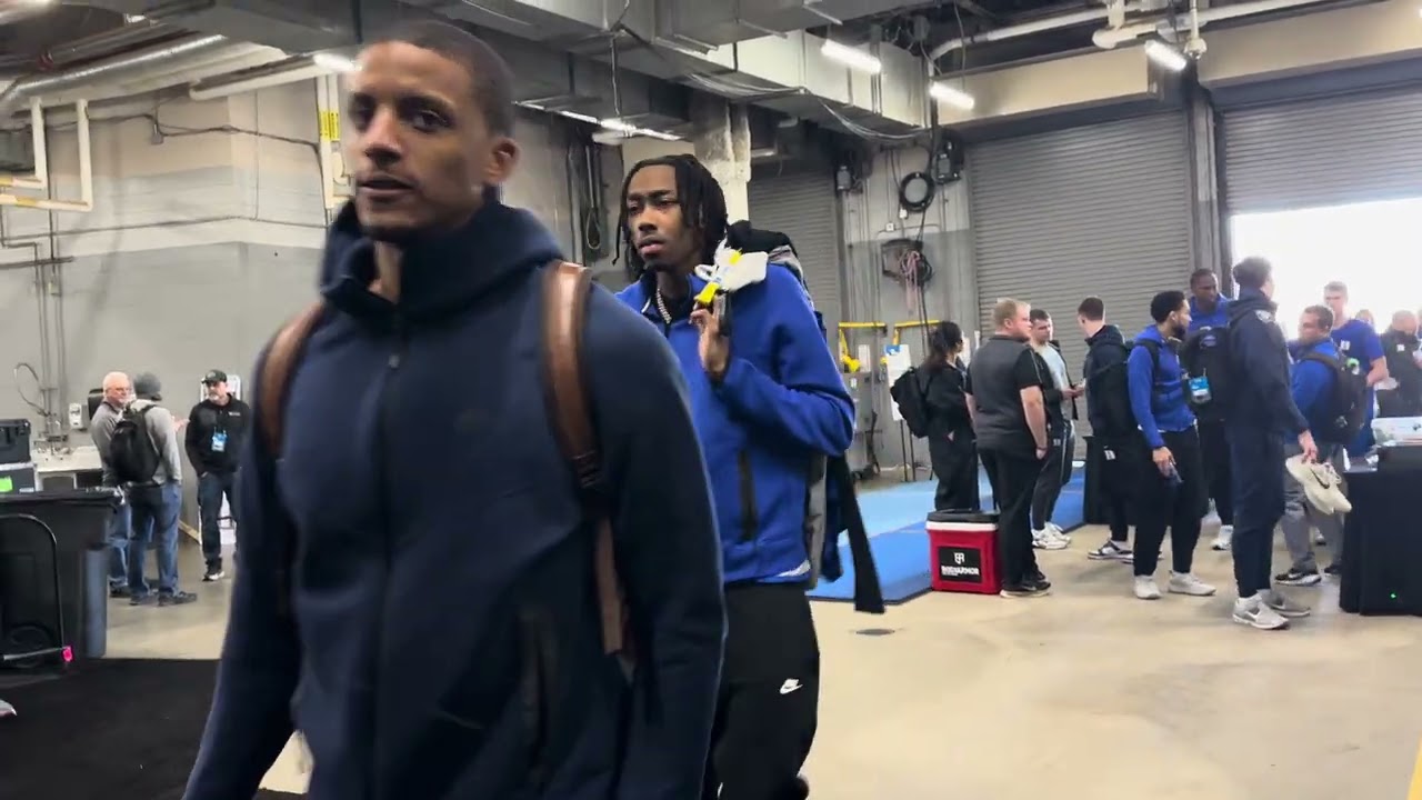 The Duke Blue Devils arrive in Greenville, SC’