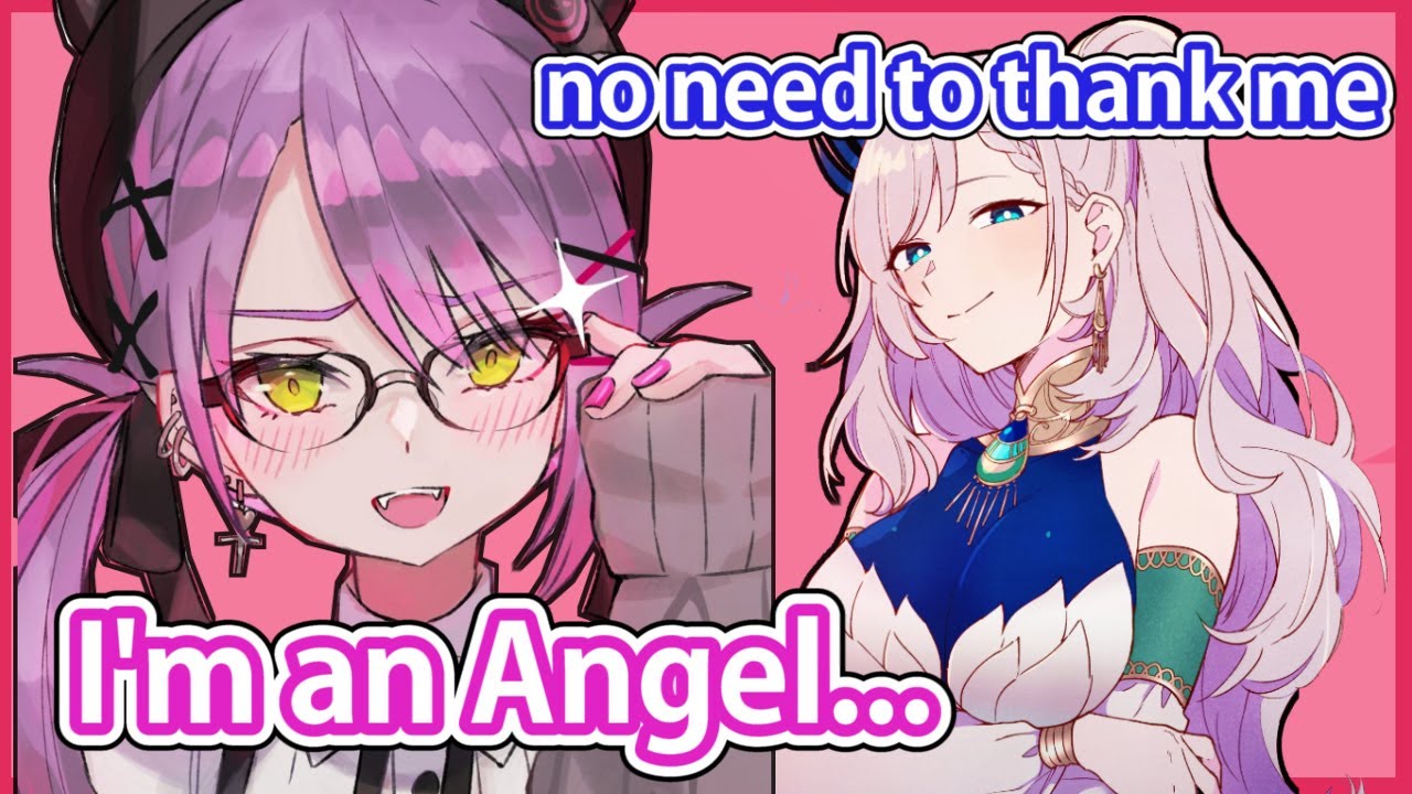 Reine manages to make Towa call herself an Angel even though it's just a JOKE