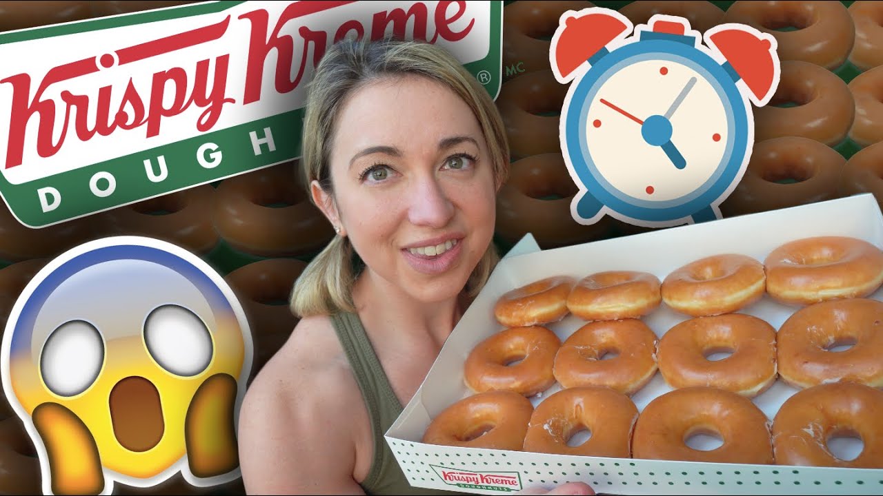 THE DOZEN KRISPY KREME DONUT CHALLENGE
