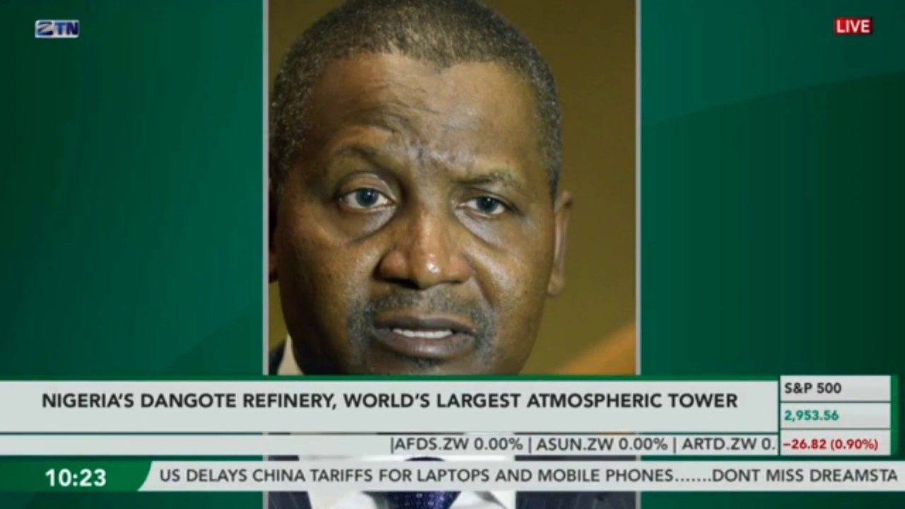 Nigeria's Dangote Refinery builds world's largest atmospheric tower