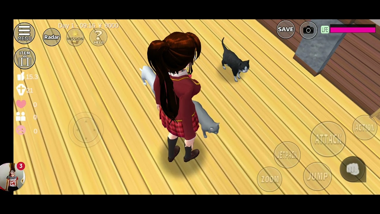 Playing Sakura!!!!! 