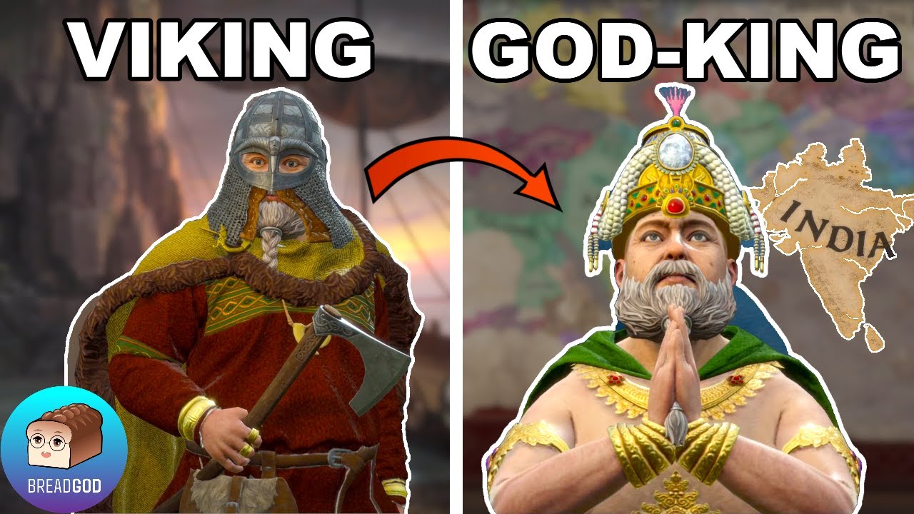 I went from VIKING to GOD KING in CK3: All Under Heaven