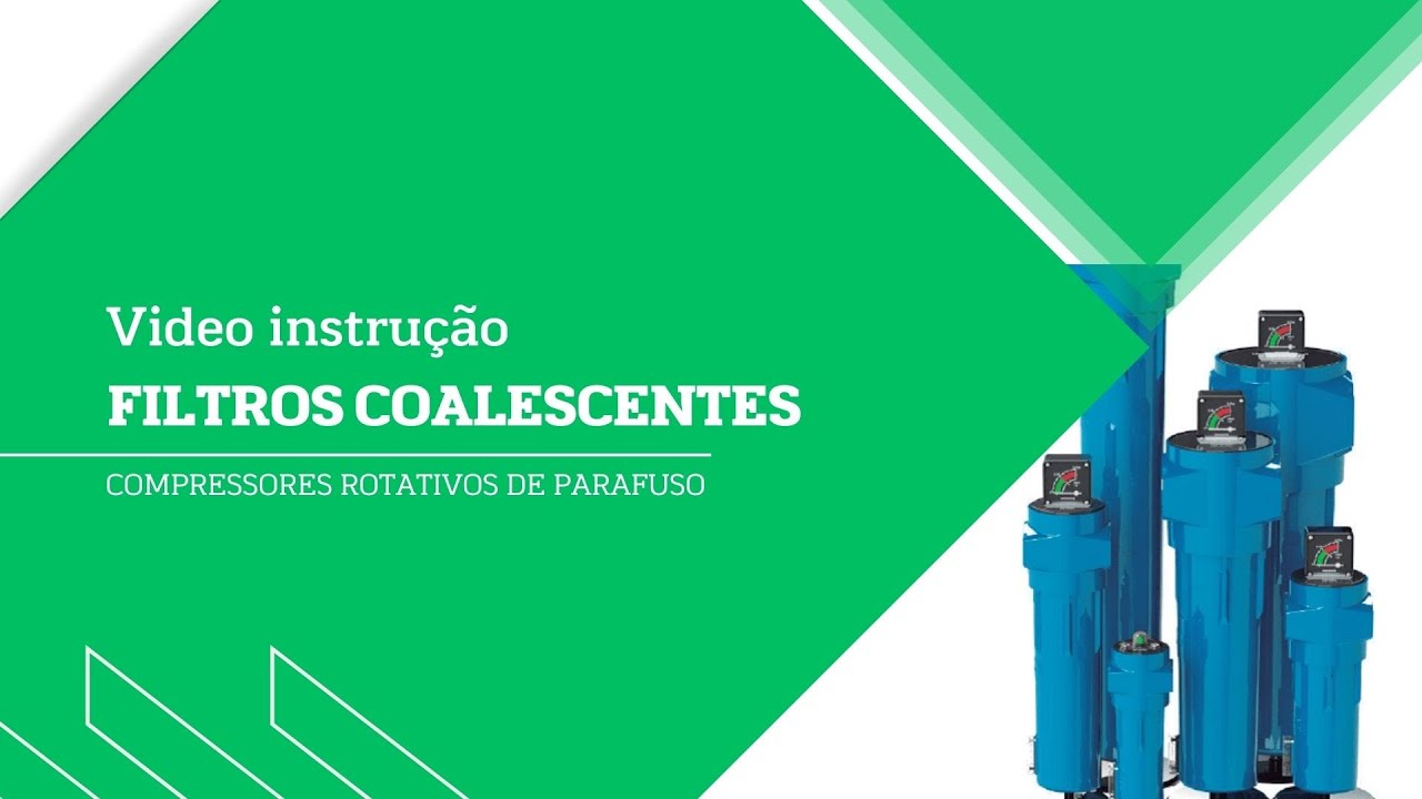 Filtros Coalescentes, Funcionamento e Manutenção