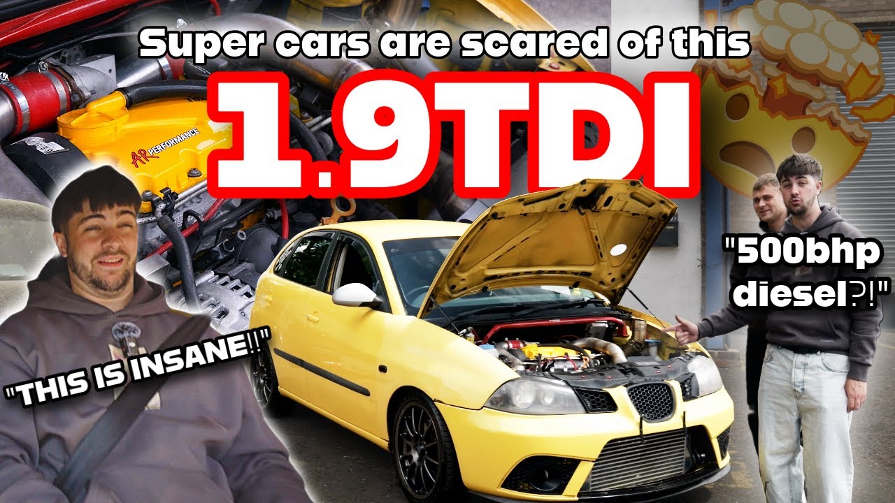 Этот Seat Ibiza 1.9TDI ПУГАЕТ суперкары