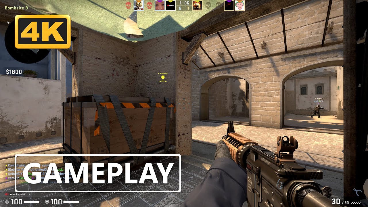 CS:GO Gameplay 4K (No Commentary)